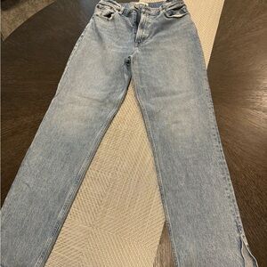 Abercrombie & Fitch Curve Love 90s Straight Ultra High Jeans